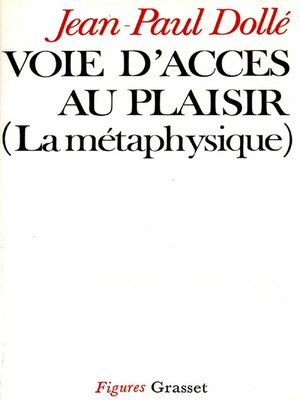 cover image of Voie d'accès au plaisir